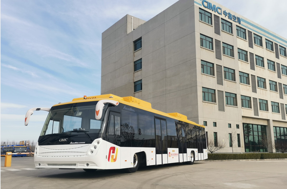 Xinfa Full Electric Airport Passenger Bus 7200mm Wheelbase