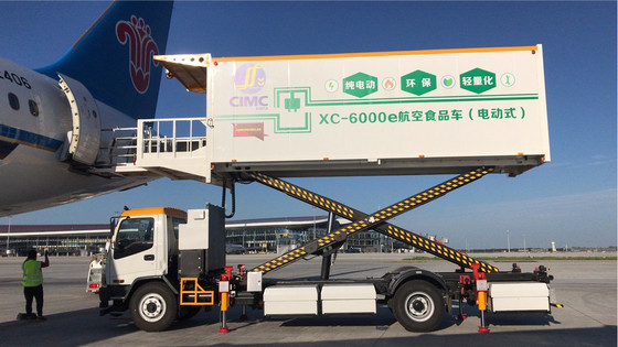 공항 음식 서비스를 위한 XC-6000E 항공기 체더링 트럭